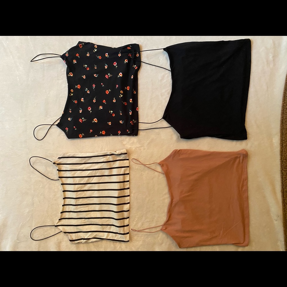 4 Cropped tank tops